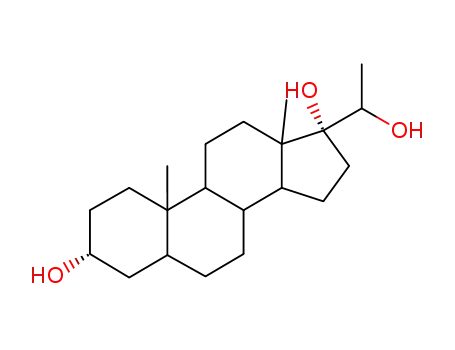 Molecular Structure of 33995-20-9 (3,17,20-trihydroxypregnane)