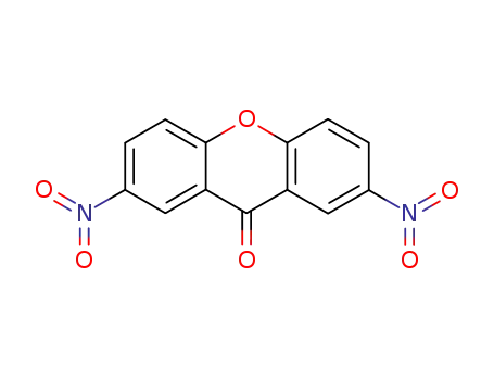 Molecular Structure of 51792-18-8 (2,7-bisnitro-9H-xanthen-9-one)