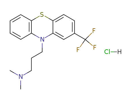 Molecular Structure of 1098-60-8 (TRIFLUPROMAZINE HYDROCHLORIDE)