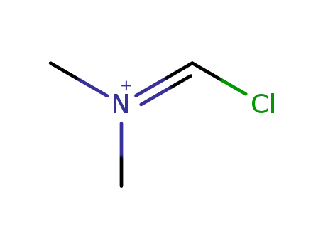 Molecular Structure of 44205-36-9 (Methanaminium, N-(chloromethylene)-N-methyl-)