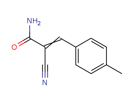 2-cyano-3-(4-methylphenyl)prop-2-enamide cas  19310-59-9
