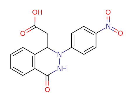 [2-(4-nitro-phenyl)-4-oxo-1,2,3,4-tetrahydro-phthalazin-1-yl]-acetic acid