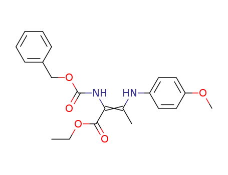 2-Butenoic acid,
3-[(4-methoxyphenyl)amino]-2-[[(phenylmethoxy)carbonyl]amino]-, ethyl
ester