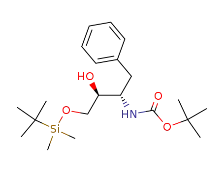 [1-benzyl-3-(<i>tert</i>-butyl-dimethyl-silanyloxy)-2-hydroxy-propyl]-carbamic acid <i>tert</i>-butyl ester