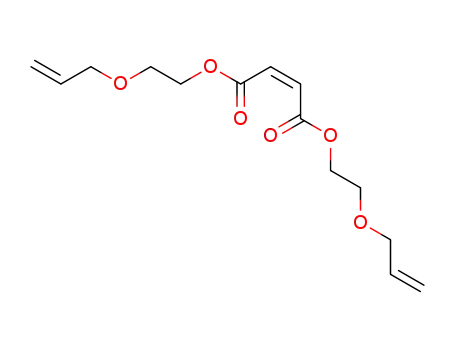 Molecular Structure of 109126-88-7 (bis(2-(2-propenyloxy)ethyl) maleate)