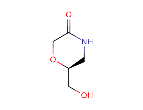 3-Morpholinone, 6-(hydroxymethyl)-, (6S)-