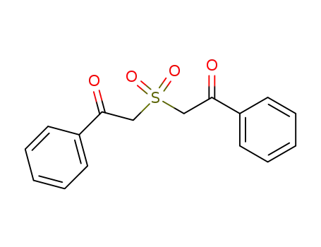 Molecular Structure of 3708-08-5 (Ethanone, 2,2'-sulfonylbis[1-phenyl-)