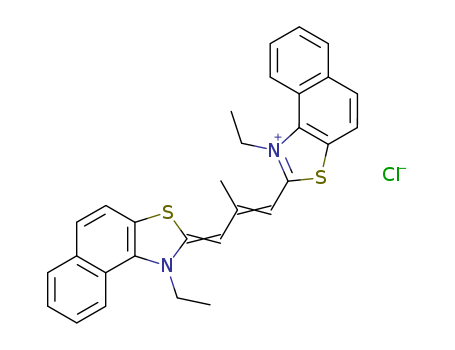 Naphtho[1,2-d]thiazolium,1-ethyl-2-[3-(1-ethylnaphtho[1,2-d]thiazol-2(1H)-ylidene)-2-methyl-1-propen-1-yl]-,chloride (1:1)