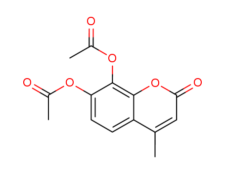 2H-1-Benzopyran-2-one, 7,8-bis(acetyloxy)-4-methyl-