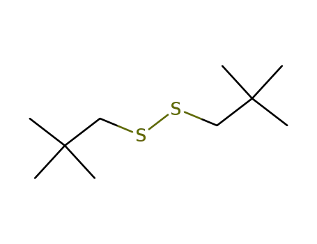 Molecular Structure of 37552-63-9 (Bis(2,2-dimethylpropyl) persulfide)