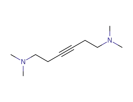 Molecular Structure of 104093-79-0 (tetra-<i>N</i>-methyl-hex-3-ynediyldiamine)