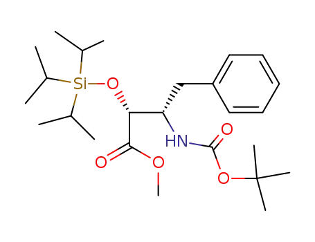 (2R,3S)-3-tert-Butoxycarbonylamino-4-phenyl-2-triisopropylsilanyloxy-butyric acid methyl ester