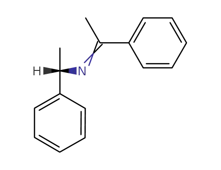 Benzenemethanamine, a-methyl-N-(1-phenylethylidene)-, (S)-