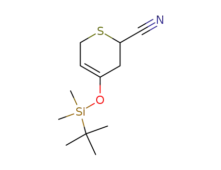 2H-Thiopyran-2-carbonitrile,
4-[[(1,1-dimethylethyl)dimethylsilyl]oxy]-3,6-dihydro-