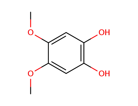 Molecular Structure of 1664-27-3 (4,5-DIMETHOXYCATECHOL)