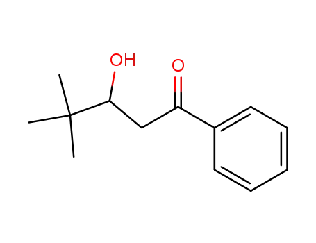 Molecular Structure of 80926-17-6 (1-Pentanone, 3-hydroxy-4,4-dimethyl-1-phenyl-)