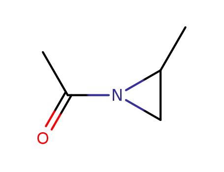 Molecular Structure of 123620-68-8 (1-acetyl-2-methyl-aziridine)