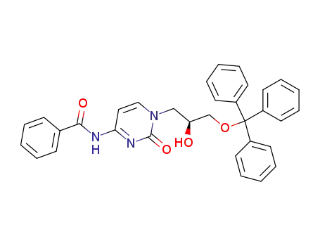 N-[1,2-Dihydro-1-[(2S)-2-hydroxy-3-(triphenylmethoxy)propyl]-2-oxo-4-pyrimidinyl]benzamide