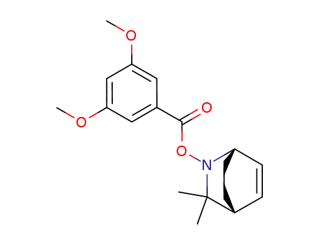 Molecular Structure of 109638-22-4 (2-(3,5-Dimethoxybenzoyloxy)-3,3-dimethyl-2-azabicyclo<2.2.2>oct-5-en)