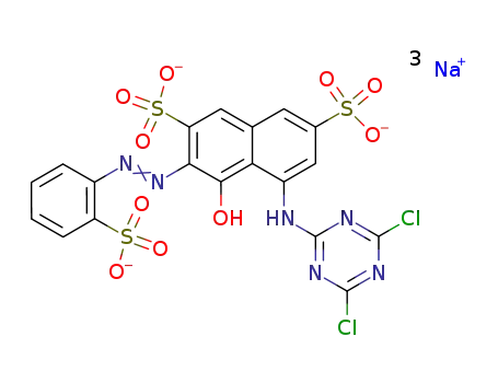 Molecular Structure of 17752-85-1 (Reactive Red 1)