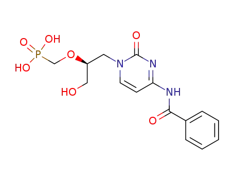 N<sup>4</sup>-benzoyl-1-(S)-(3-hydroxy-2-phosphonomethoxypropyl)cytosine