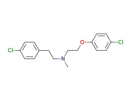 Molecular Structure of 1197186-15-4 (N-(4-chlorophenethyl)-2-(4-chlorophenoxy)-N-methylethanamine)