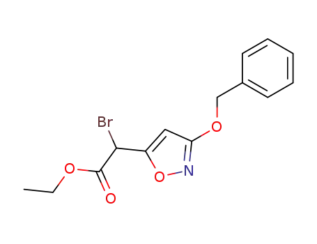 (3-benzyloxy-isoxazol-5-yl)-bromo-acetic acid ethyl ester