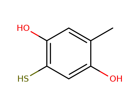 Molecular Structure of 98277-68-0 (2-mercapto-5-methyl-hydroquinone)
