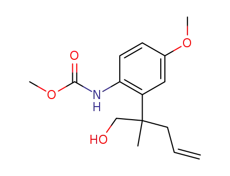 methyl (2-(1-(hydroxymethyl)-1-methyl-3-butenyl)-4-methoxyphenyl)carbamate