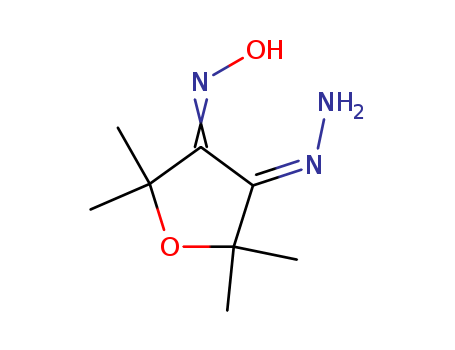 3,4(2H,5H)-Furandione,2,2,5,5-tetramethyl-, 4-hydrazone, 3-oxime cas  30222-10-7