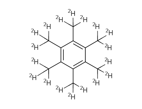 Molecular Structure of 4342-40-9 (HEXAMETHYLBENZENE-D18)