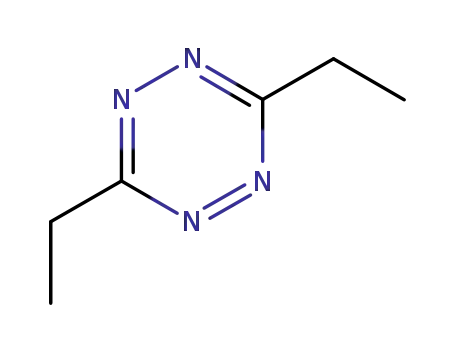 Molecular Structure of 13717-91-4 (3,6-Diethyl-1,2,4,5-tetrazine)