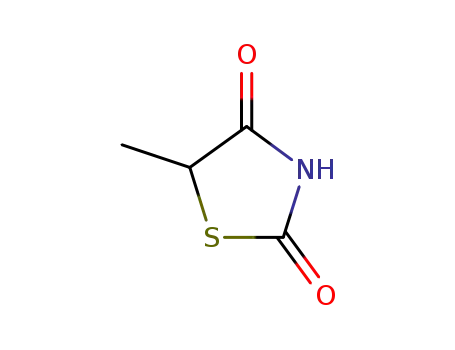 Molecular Structure of 3805-23-0 (5-Methylthiazolidine-2,4-dione)