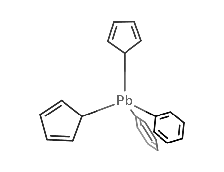 Molecular Structure of 82737-35-7 (diphenyldicyclopentadienylplumbane)