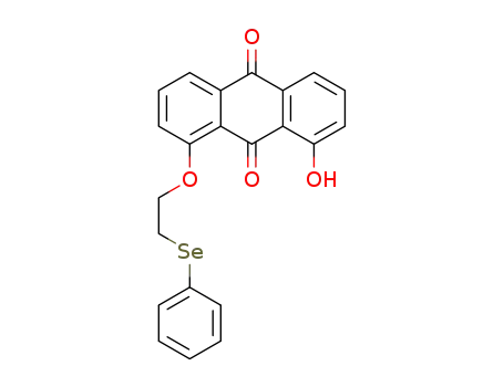 Molecular Structure of 1432067-84-9 (1-hydroxy-8-(2-phenylselenoethoxy)anthracene-9,10-dione)