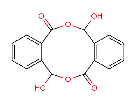 7,14-dihydroxy-7,14-dihydro-dibenzo[<i>c,h</i>][1,6]dioxecin-5,12-dione