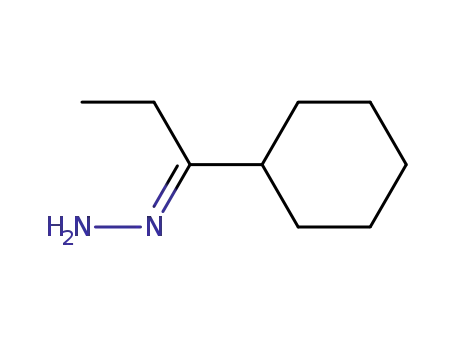 Molecular Structure of 98951-13-4 (1-Propanone,  1-cyclohexyl-,  hydrazone)
