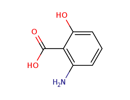 Molecular Structure of 567-62-4 (Benzoic  acid,  2-amino-6-hydroxy-)