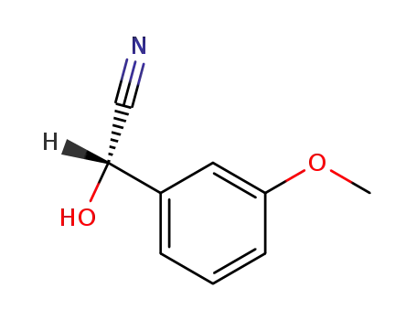 Molecular Structure of 105307-09-3 ((S)-3-METHOXYMANDELONITRILE)