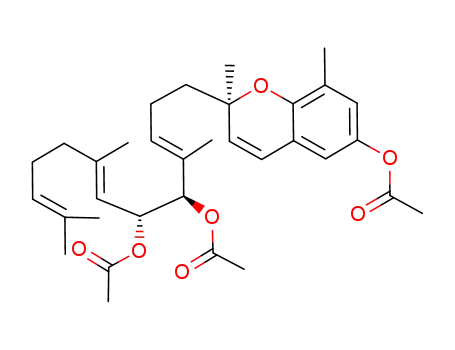 Molecular Structure of 55511-24-5 (sargatriol triacetate)