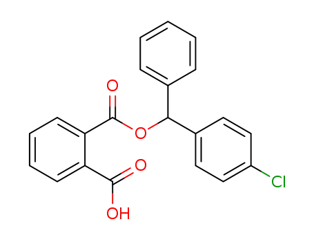 Molecular Structure of 132301-85-0 ((-)-phthalic acid mono-(4-chloro-benzhydryl ester); brucine salt)