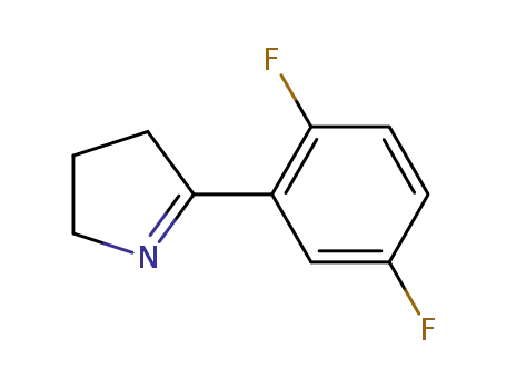 Molecular Structure of 1443623-92-4 (5-(2,5-difluorophenyl)-3,4-dihydro-2H-pyrrole)