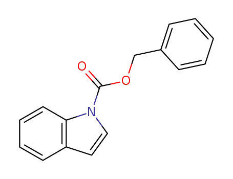 Molecular Structure of 109241-98-7 (1H-Indole-1-carboxylic acid, phenylmethyl ester)