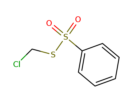 Molecular Structure of 113975-44-3 (Benzenesulfonothioic acid, S-(chloromethyl) ester)