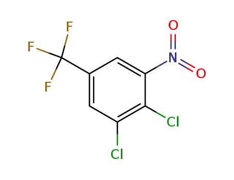 Molecular Structure of 657-02-3 (3,4-DICHLORO-5-NITROBENZOTRIFLUORIDE)