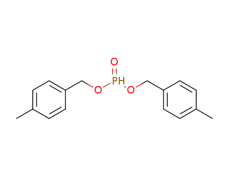 Molecular Structure of 65463-57-2 (Phosphonic acid, bis[(4-methylphenyl)methyl] ester)