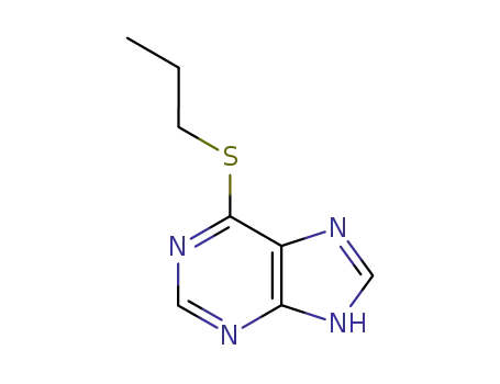 Molecular Structure of 6288-93-3 (6-(PROPYLTHIO)PURINE)
