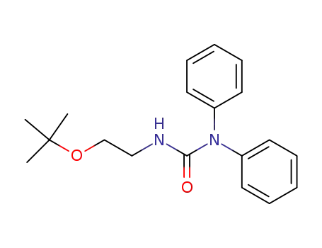 Molecular Structure of 54075-39-7 (Urea, N'-[2-(1,1-dimethylethoxy)ethyl]-N,N-diphenyl-)