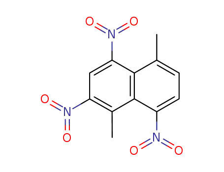 Molecular Structure of 54558-95-1 (Naphthalene, 1,5-dimethyl-2,4,8-trinitro-)