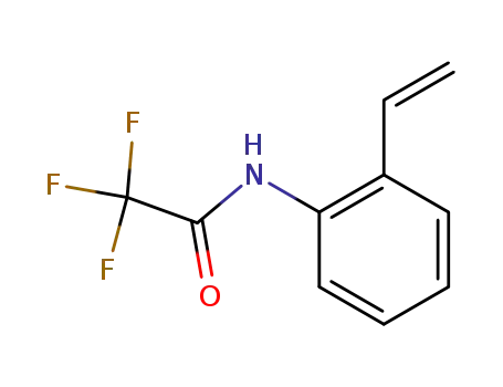 Molecular Structure of 143879-49-6 (Acetamide, N-(2-ethenylphenyl)-2,2,2-trifluoro-)